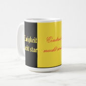 Belgische Motto Koffiemok (Voorkant links)