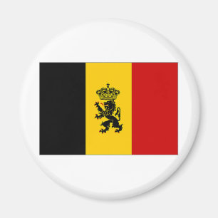 Belgische overheid vlag aftekenen magneet