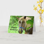 Belgische paardendag kaart (Gele Bloem)