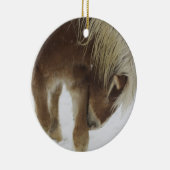 Belgische paardensierplant keramisch ornament (Rechts)