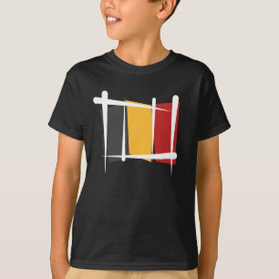 Belgische penseelvlag t-shirt