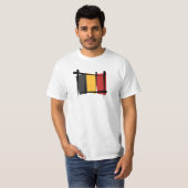 Belgische penseelvlag t-shirt (Voorkant volledig)