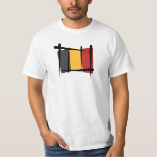 Belgische penseelvlag t-shirt