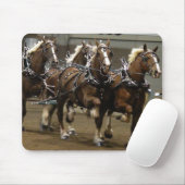 Belgische ploeg in harnas mousepad muismat (Met muis)