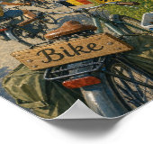 Belgische Poster van Fietstocht langs Brouwerij aa (Hoek)