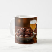 Belgische Praline en Bierproeverij Souvenir Mok (Voorkant links)