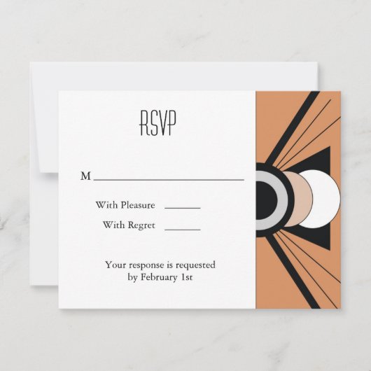 Belgische reactiekaart: Suntan RSVP Kaartje (Voorkant)