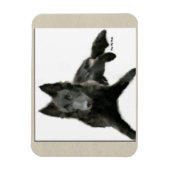 Belgische Schaapshond Kunst Magneet (Verticaal)