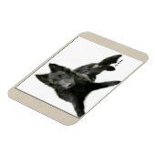 Belgische Schaapshond Kunst Magneet (Linkerzijde)