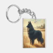 Belgische Schaapshond Sleutelhanger (Voorkant Links)