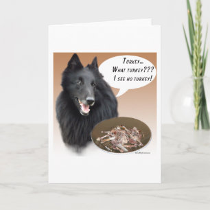 Belgische schapenhond Turkije Feestdagen Kaart