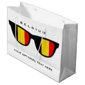 Belgische Shades aangepaste tekst & cadeautas voor (Voorkant Gekanteld)