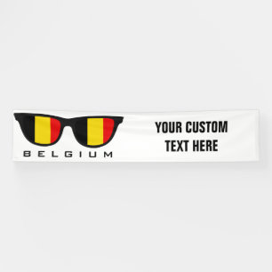 Belgische Shades aangepaste tekst & kleurenbanner Spandoek