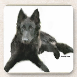 Belgische Sheepdog Art Drankjes Onderzetter