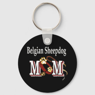 Belgische Sheepdog Dog MOM Sleutelhanger