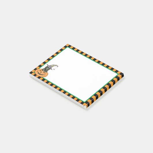 Belgische Sheepdog Halloween Post-it® Notes (Schuin)