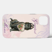 Belgische Sheepdog Heart mama Case-Mate iPhone Case (Achterkant (horizontaal))
