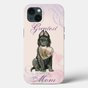 Belgische Sheepdog Heart mama Case-Mate iPhone Case