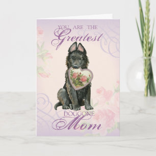 Belgische Sheepdog Heart mama Kaart