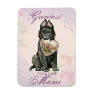 Belgische Sheepdog Heart mama Magneet