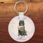 Belgische Sheepdog Heart mama Sleutelhanger (Voorkant)