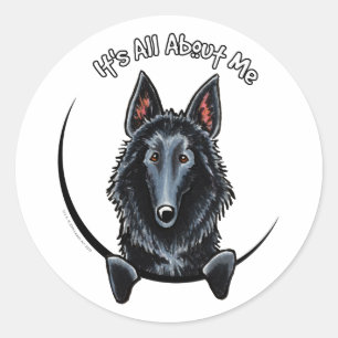 Belgische Sheepdog IAAM Ronde Sticker