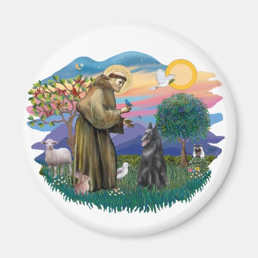 Belgische Sheepdog Magneet (Voorkant)