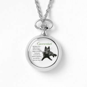 Belgische Sheepdog Puppy Horloge