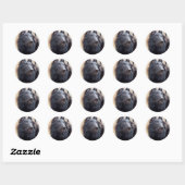 Belgische Sheepdog Ronde Sticker (Vel)