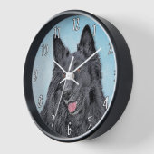 Belgische Sheepdog-schildering - Cute Original Dog (Hoek)