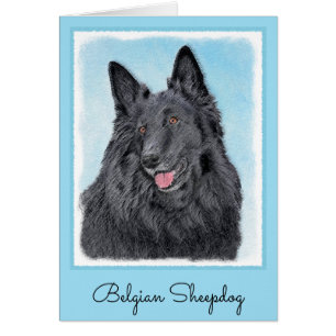 Belgische Sheepdog-schildering - Cute Original Dog
