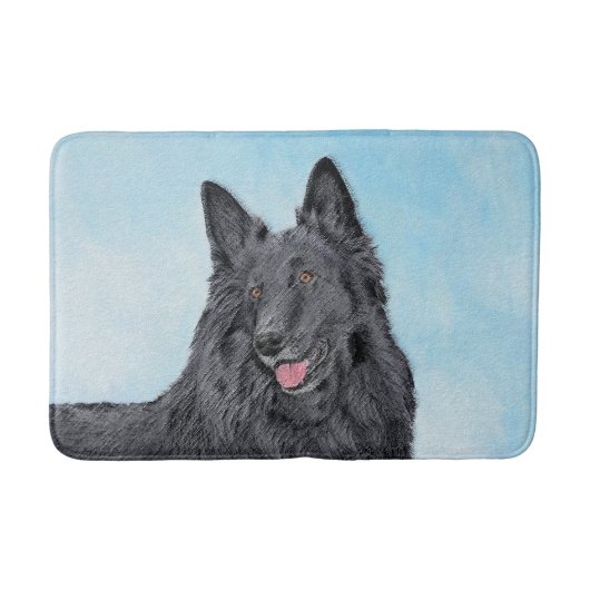 Belgische Sheepdog-schildering - Cute Original Dog Badmat (Voorkant)
