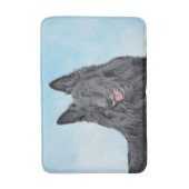 Belgische Sheepdog-schildering - Cute Original Dog Badmat (Voorkant Verticaal)