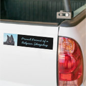 Belgische Sheepdog-schildering - Cute Original Dog Bumpersticker (Op Truck)