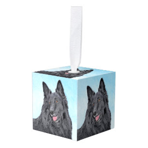 Belgische Sheepdog-schildering - Cute Original Dog Decoratie