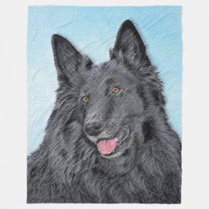 Belgische Sheepdog-schildering - Cute Original Dog Fleece Deken