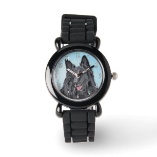 Belgische Sheepdog-schildering - Cute Original Dog Horloge