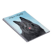 Belgische Sheepdog-schildering - Cute Original Dog Notitieboek (Rechterzijde)