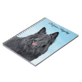 Belgische Sheepdog-schildering - Cute Original Dog Notitieboek (Linkerzijde)