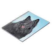 Belgische Sheepdog-schildering - Cute Original Dog Notitieboek (Linkerzijde)