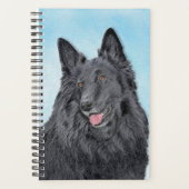 Belgische Sheepdog-schildering - Cute Original Dog Planner (Voorkant)