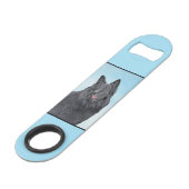 Belgische Sheepdog-schildering - Cute Original Dog Speed Flessenopener (Voorkant Gekanteld)
