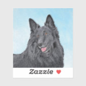 Belgische Sheepdog-schildering - Cute Original Dog Sticker (Vel)