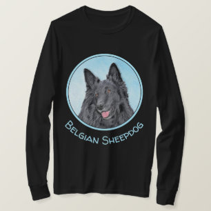 Belgische Sheepdog-schildering - Cute Original Dog T-shirt
