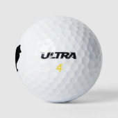 Belgische Sheepdog Silhouette Golfballen (Logo)
