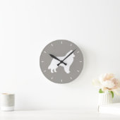 Belgische Sheepdog Silhouette Ronde Klok (Huis)