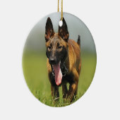 Belgische Shepherd Dog Keramisch Ornament (Rechts)