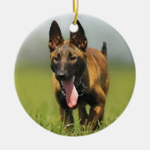 Belgische Shepherd Dog Keramisch Ornament (Voorkant)