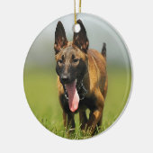 Belgische Shepherd Dog Keramisch Ornament (Links)
