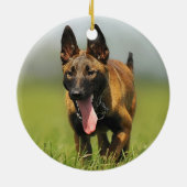 Belgische Shepherd Dog Keramisch Ornament (Achterkant)